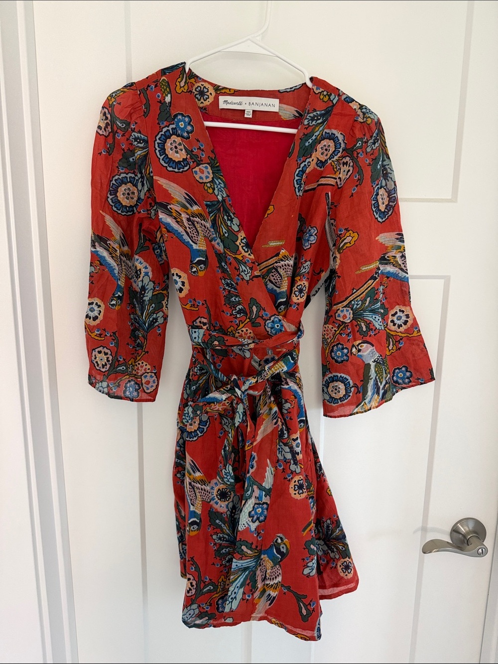 Madewell X BANJANAN Floral Wrap Dress
